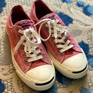 Jack Purcell Converse Maroon Red 9